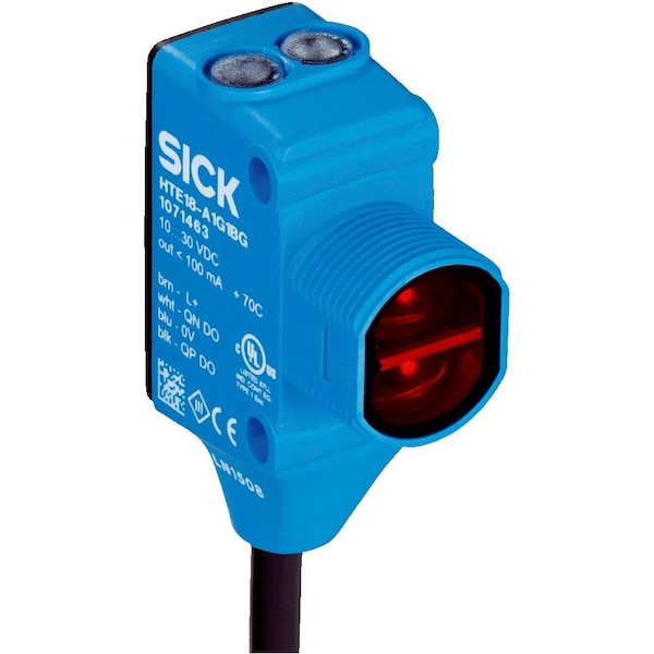 Sick Photoelectric retro-reflective sensor, Dual lens Photoelectric Sensor, Cable 1075814 - main